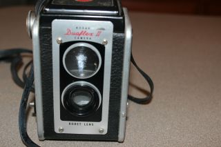 Vintage Antique Kodak Duaflex II 2 Film Camera with Kodet Lens 2