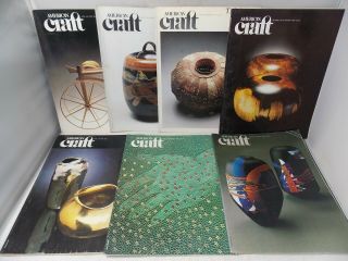 7 American Craft Magazines 1979 - 80 