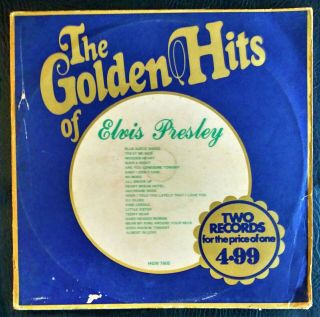 1970 Elvis Presley - Double Lp Golden Hits - Rare South Africa Only Release