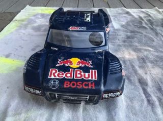 Team Associated Sc8 Nitro Red Bull Body Rare Discontinued