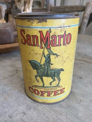 Rare Set Of Antique Coffee Cans Toledo Ohio