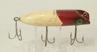 Vintage Fishing Lure South Bend Bass - Oreno Red & White 4 Inch