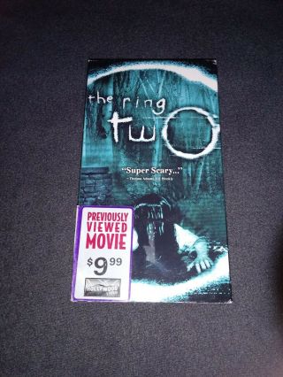 The Ring 2 Rare Horror Movie Dreamworks Vhs Good