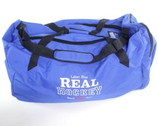 Labatt Blue Imported Large 33x17x18 Real Hockey Equipment Bag Rare Euc