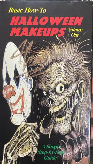 How - To Halloween Makeups Vhs Tempe Video Rare Oop