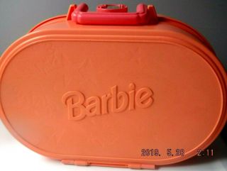 Mattel Barbie Pop Up Fold Out Pink Playhouse Bedroom Carry Case 1994 & Doll