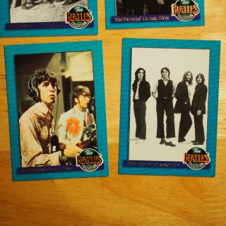 1993 THE BEATLES CLASSIC HITS SUB COMPLETE SET OF 8 CARDS - RARE 1 - 8 2