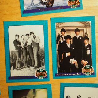 1993 THE BEATLES CLASSIC HITS SUB COMPLETE SET OF 8 CARDS - RARE 1 - 8 3