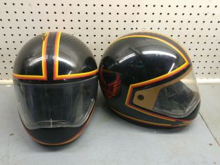 Vintage Nava Helmets Intergralnava Made In Italy Full Face Rare