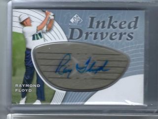 2012 Sp Game Raymond Floyd Auto Inked Drivers Persimmon Autograph Rare