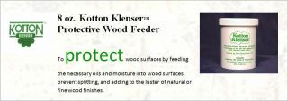 HOME RENTAL RESTORATION KOTTON KLENSER ANTIQUE WOOD FEEDER RESTORING OILS 8 OZ 3