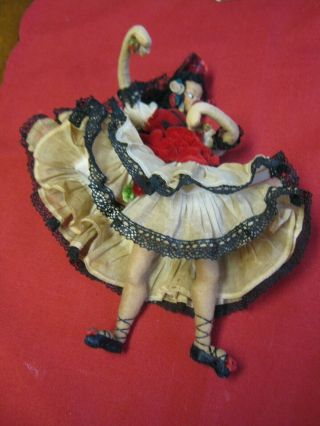 Vintage Roldan Klumpe? Spanish Flamenco Dancer Cloth Ethnic Doll 3
