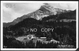 Ww2 Obersalzberg,  Country House Of The Adolf Hitler,  1940s Old Postcard,  Rare