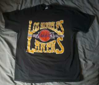 Rare Vintage 80s Los Angeles Lakers Classic T - Shirt - Xl