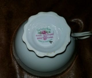 Vintage Royal Stafford Berkeley Rose Bone China Tea Cup Only - England 3