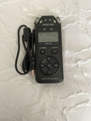 Tascam Dr - 05 Portable Handheld Digital Audio Recorder With Usb - Rarely