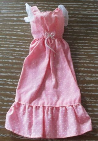 Vintage Barbie Sweet 16 Pink Dress Only Near
