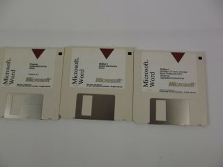 VTG Rare Microsoft Word Apple Macintosh Version 4 3.  5 