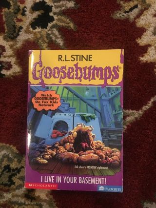 Goosebumps Ser.  : I Live In Your Basement By R.  L.  Stine (1997,  Paperback) Rare