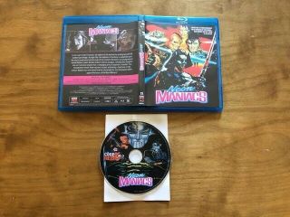 Neon Maniacs Blu Ray Code Red Widescreen Remastered In Hd Oop Very Rare