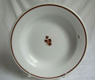 Antique Alfred Meakin Ironstone China Tea Leaf 8 - 3/4 " Soup Bowl Copper Luster