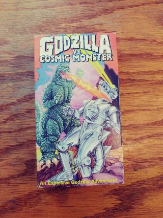 Godzilla Vs.  Cosmic Monster (vhs 1993) Orig/rare