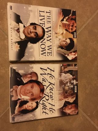 He Knew He Was Right & The Way We Live Now 2 Dvds Rare Bbc Drama Tv Mini Series