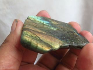 53g Natural Rare Labradorite Quartz Crystal Stone Specimen