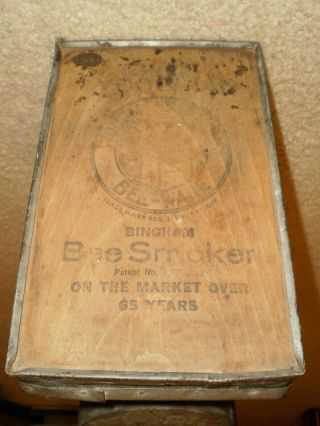 Vintage Antique Bingham Honey Bee Hive Smoker Beekeeping Tool 2