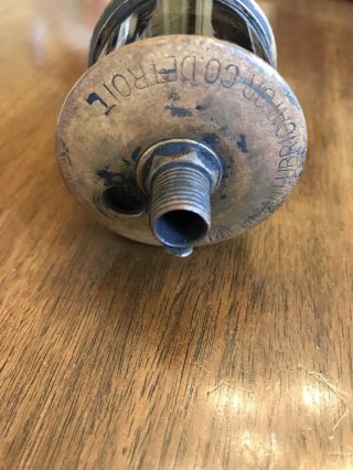 Antique Vintage Michigan Lubricator Co.  Hit And Miss Engine Oiler 3