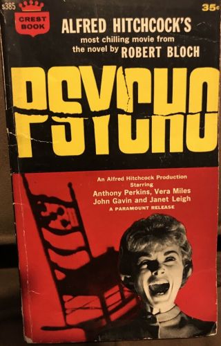 Psycho By Robert Bloch Crest Books S385 Rare