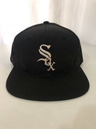 Vintage Chicago White Sox Snapback Hat Cap Mlb Vtg 90 