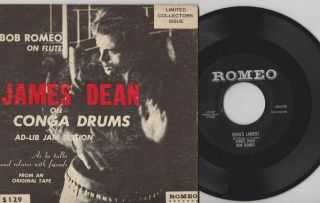 Rare - James Dean On Conga Drums (ad - Lib Jam Session W/ Bob Romeo) On Romeo 100