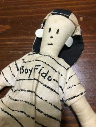 Fido Dido Plush 9 " Doll Boy Fido 1985 Vintage