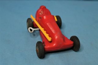 Rare Vintage ' 50s Marx Offy Midget Wind - Up Toy Race Car 2