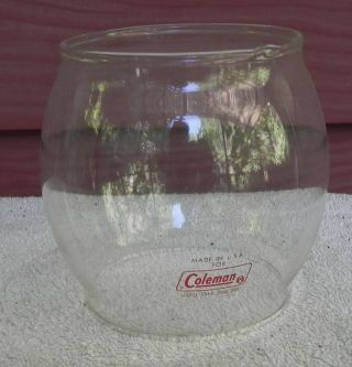 Vintage Coleman Lantern Pyrex Glass Globe To Fit Model 242b