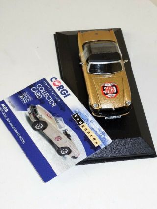 Corgi Vanguards 1:43 Mgb Sport White Gold 50th Anniversary Model Car Mib`12 Rare