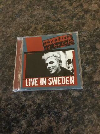 Theatre Of Hate - Rare Cd Live In Sweden