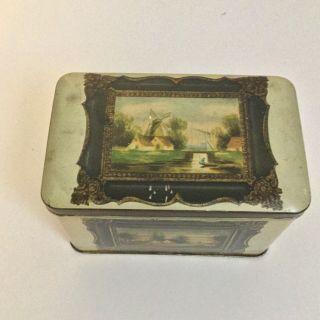 Vintage Huntley & Palmers Biscuit Tin Antique Tin Reading & London England