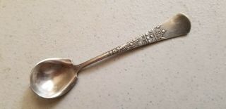 Antique Vintage Collectible Spoon 3.  75 " Wm Rogers&son Silver Plate - Aa
