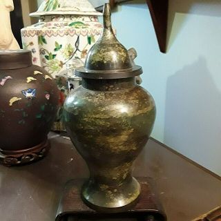 19th Century Chinese Bronze Urn Antique Bronze Pot