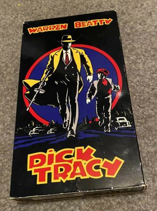 Dick Tracy Rare Oop Vintage 1990 Vhs