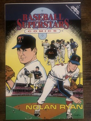 Baseball Superstars Comics 1 Nolan Ryan (1992) Rare Comic.