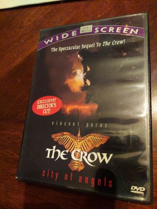 The Crow: City Of Angels Dvd,  Vincent Perez,  Insert Rare Horror Action Oop