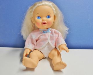 Vintage 1990 Hasbro Uh - Oh Baby Doll App 13 Inches Tall In Clothes Cute