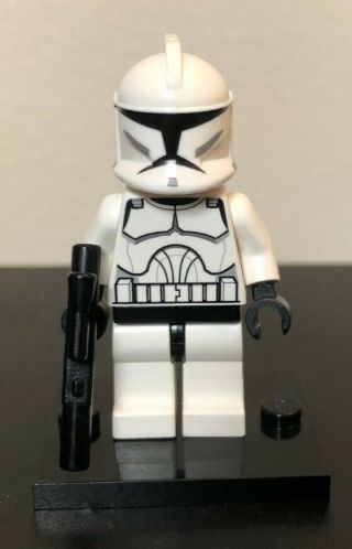 Lego Star Wars Clone Trooper Minifigure Phase One 8014 Sw0201