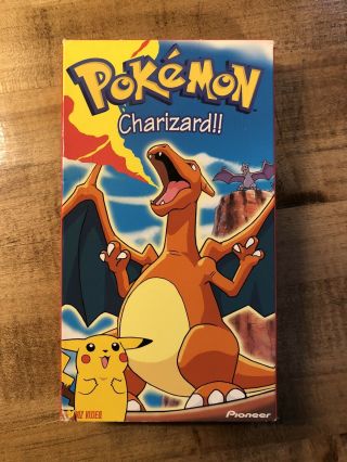 Rare Oop 1st Edition Unrated Pokemon Charizard Vol.  15 Vhs Video Nintendo Anime