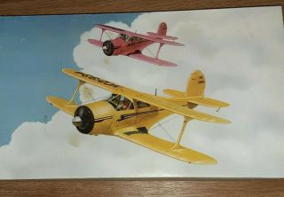 Extremely Rare Beechcraft Staggerwing 1/32 Scale Plastic Model Kit