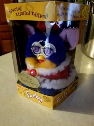 Rare Furby Your Royal Majesty 2000 Special Limited Edition