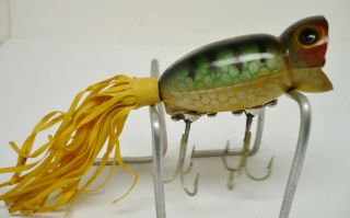 Vintage Fishing Lure,  Arbogast Hula Popper,  Perch,